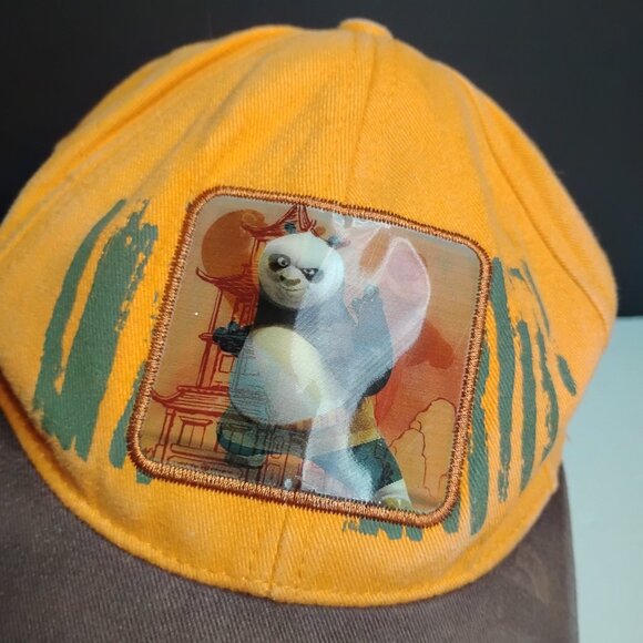 Kung Fu Panda Orange Cap Hat For Kids - Picture 4 of 11